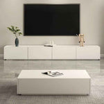 Ensemble Meuble TV & Table Basse avec Rangement